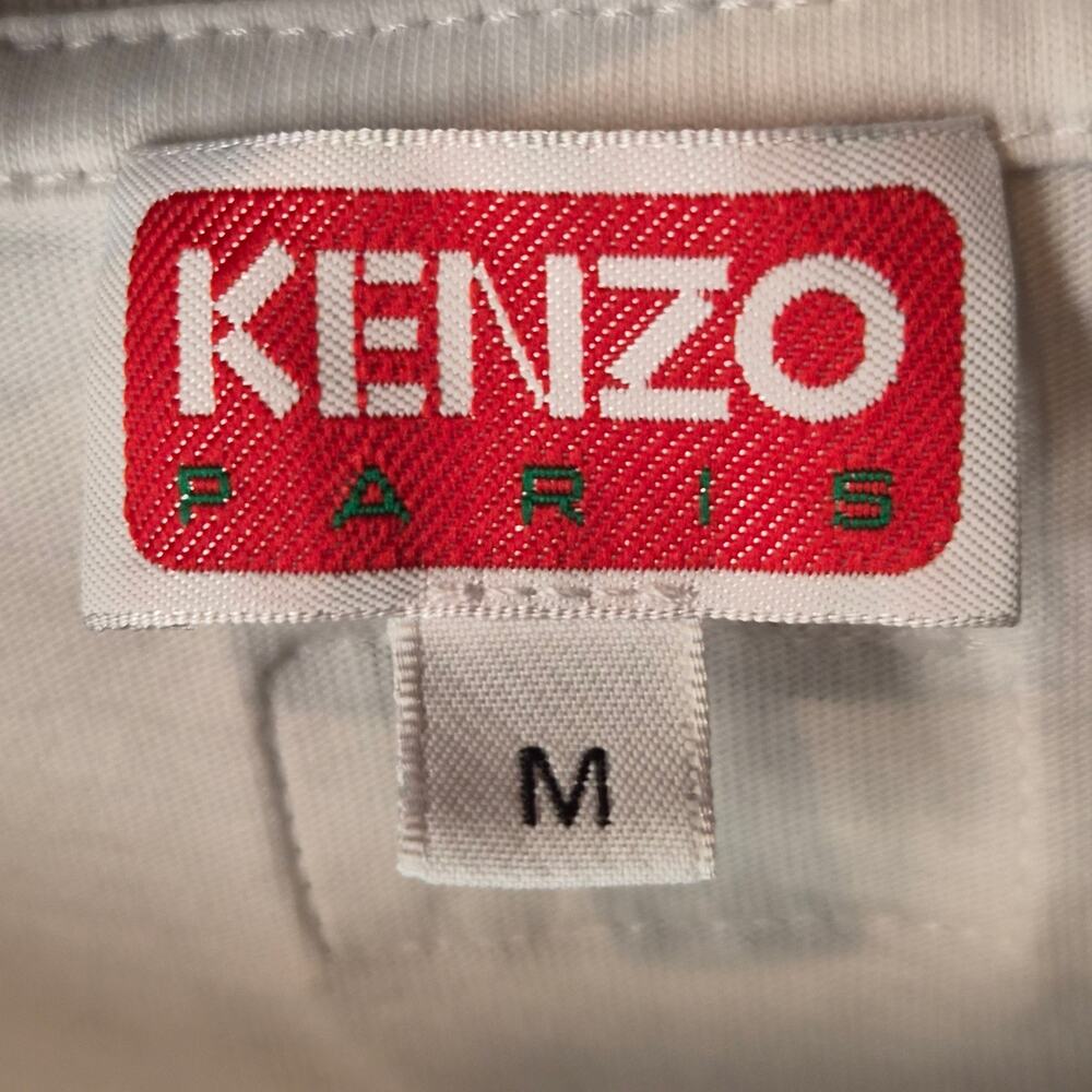 Kenzo Paris Boke Flower Graphic Tee Cream White Short‎ Sleeve T-Shirt Size M - Picture 2 of 8